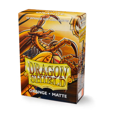 Sleeves - Dragon Shield Japanese - Box 60 - Orange Matte