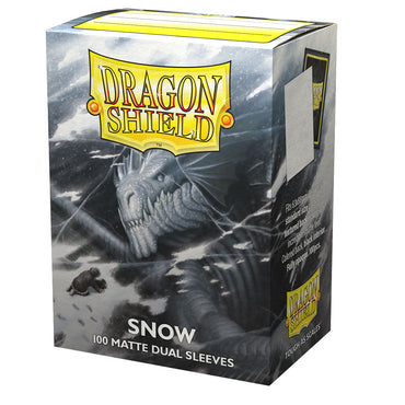 Sleeves - Dragon Shield - Box 100 - Standard Size Dual Matte Snow White Mirin