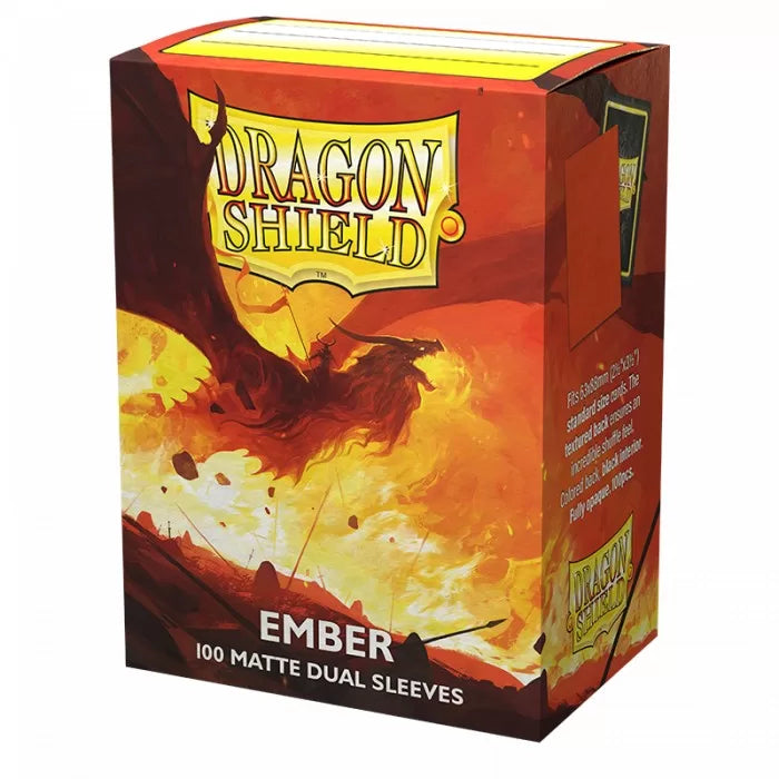DS Sleeves (100) Dual Matte – Ember