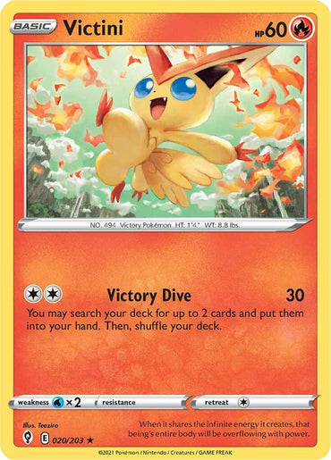 Victini (020/203) [Sword & Shield: Evolving Skies]