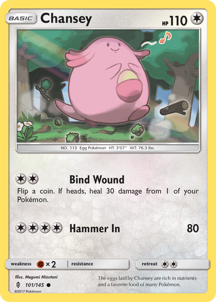 Chansey (101/145) [Sun & Moon: Guardians Rising]