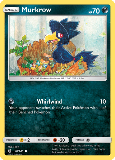 Murkrow (78/145) [Sun & Moon: Guardians Rising]