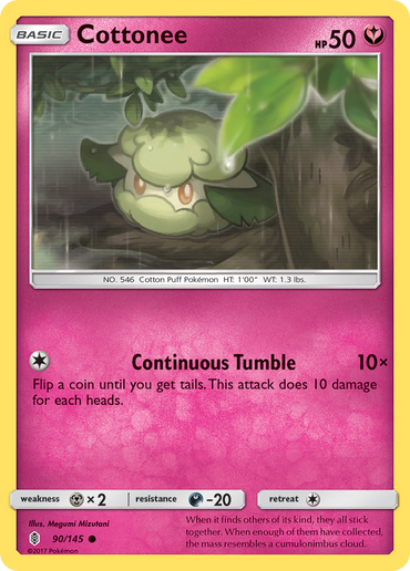 Cottonee (90/145) [Sun & Moon: Guardians Rising]