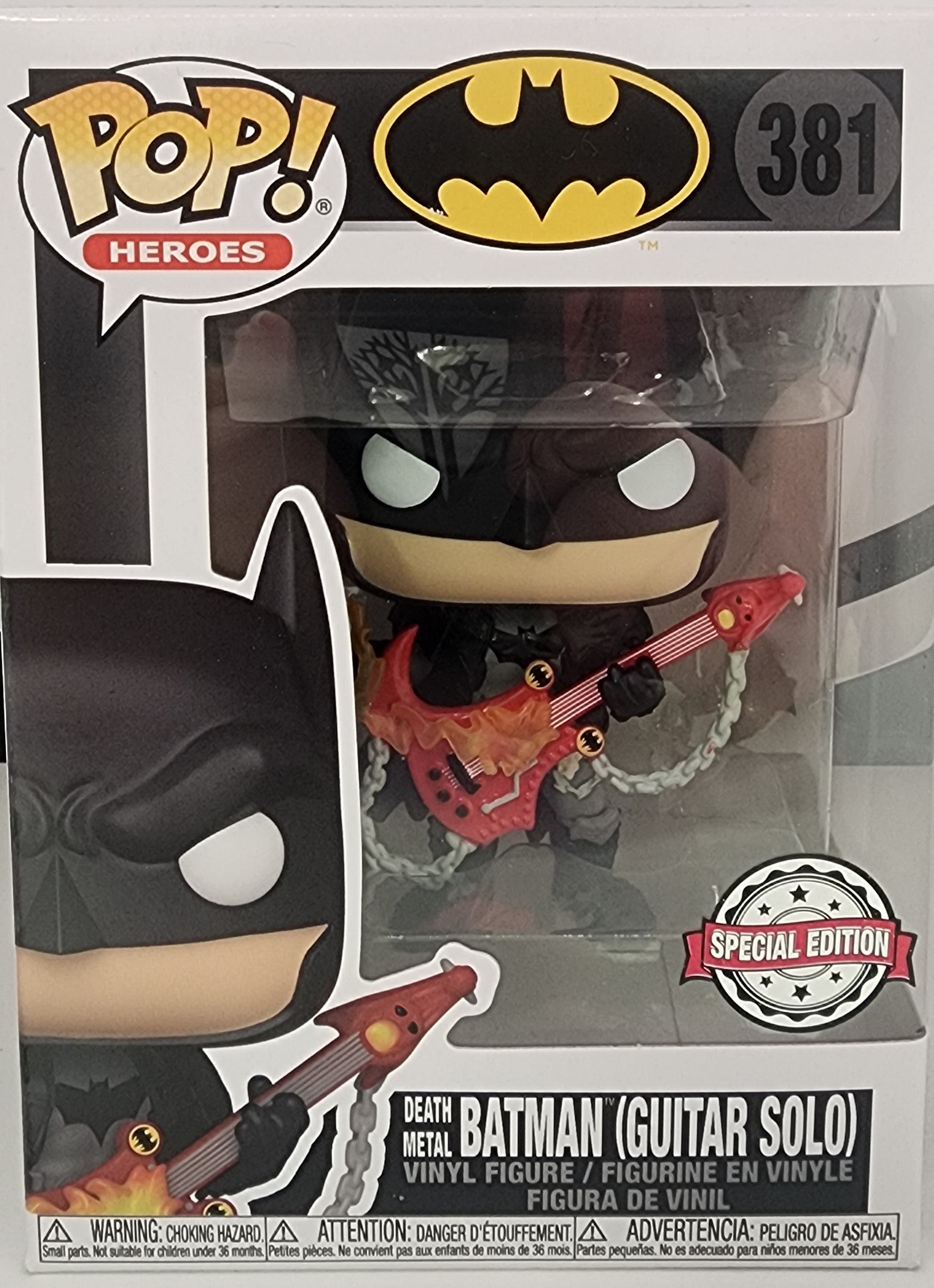 DC - Death Metal Batman [Guitar Solo] Pop! Vinyl Figure #381