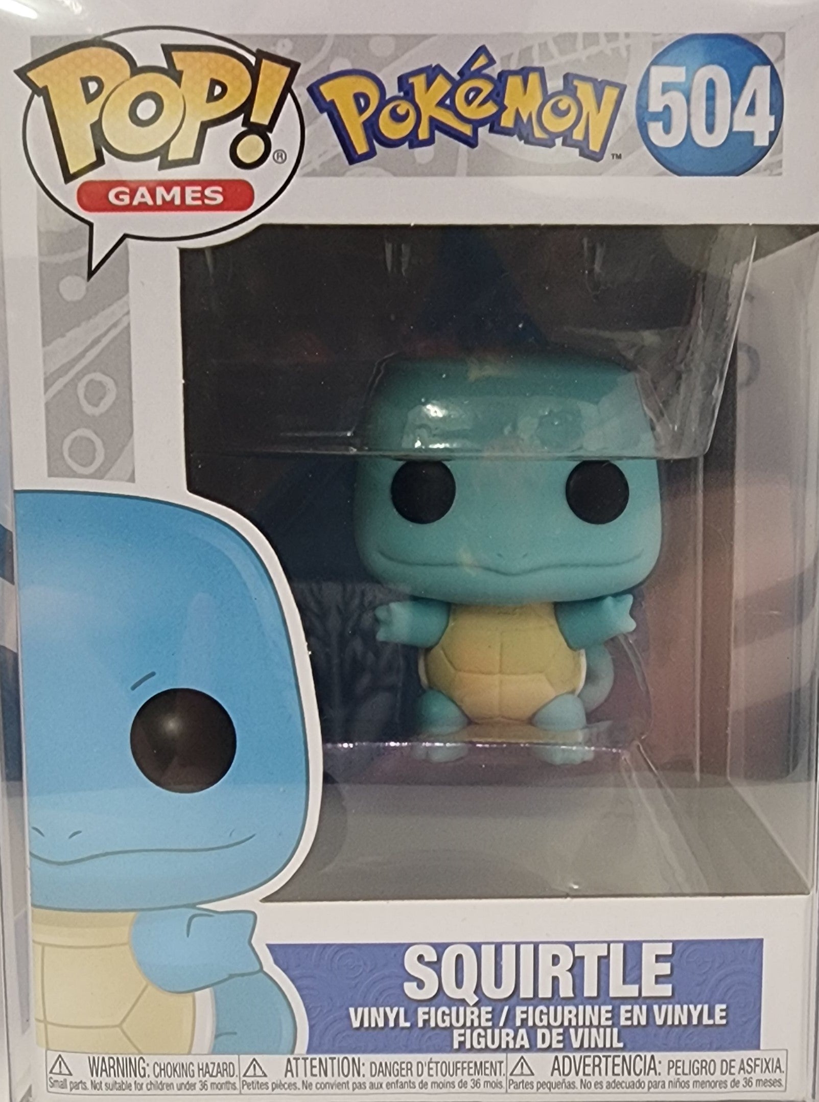 Pokémon - Squirtle Pop! Vinyl Figure #504