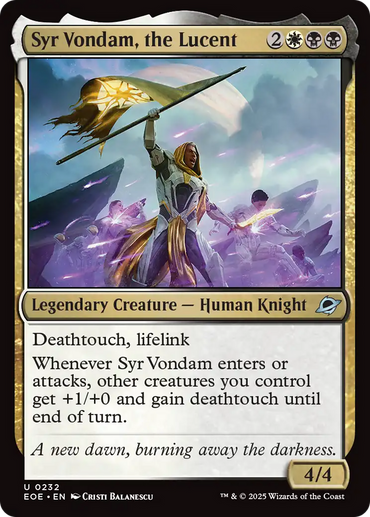 Syr Vondam, the Lucent [Edge of Eternities]