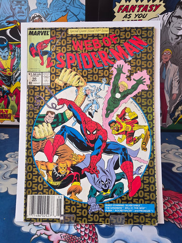 Web of Spider-Man #50 (Newsstand Edition)
