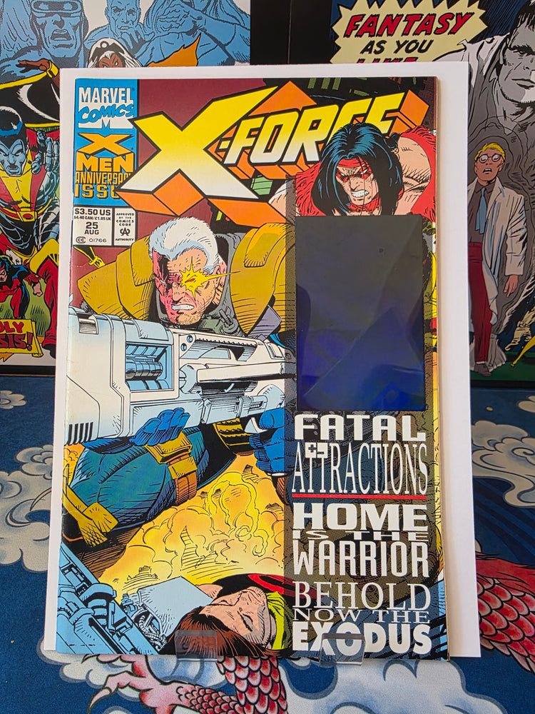 X-FORCE #25 - Blue Hologram Error Variant