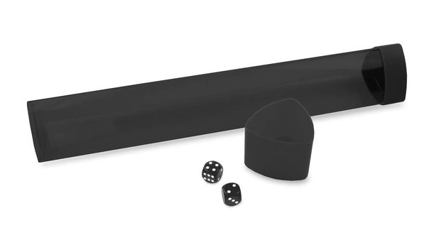 BCW Playmat Tube with Dice Holder - Black