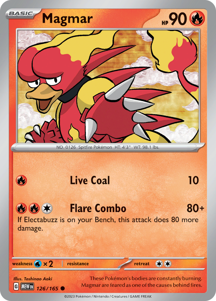 Magmar (126/165) [Scarlet & Violet 151]