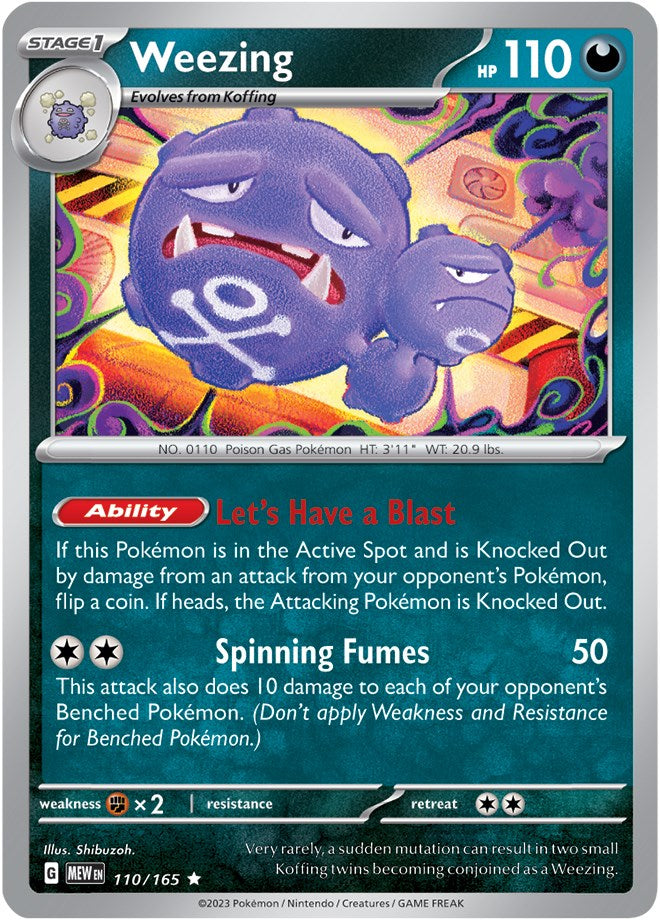 Weezing (110/165) [Scarlet & Violet 151]