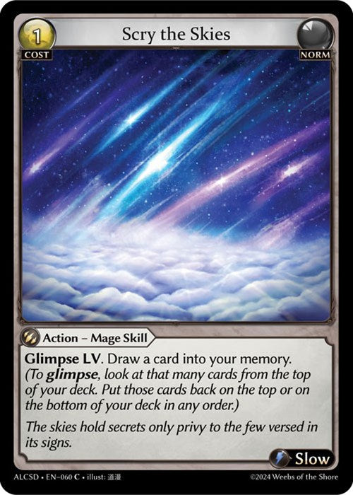 Scry the Skies (60) [Alchemical Revolution: Starter Decks]