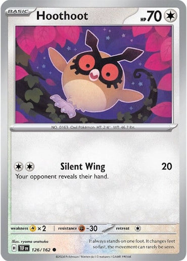 Hoothoot (126/162) [Scarlet & Violet: Temporal Forces]