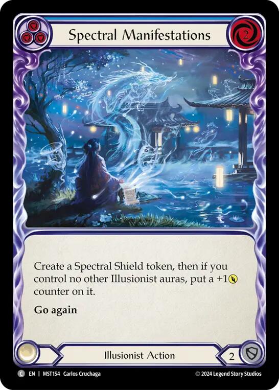 Spectral Manifestations (Blue) [MST154] (Part the Mistveil)  Rainbow Foil