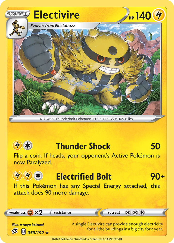 Electivire (059/192) [Sword & Shield: Rebel Clash]