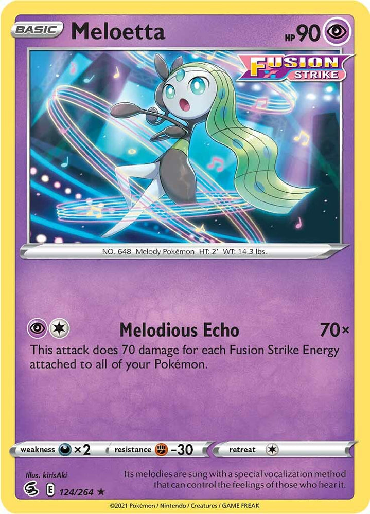 Meloetta (124/264) [Sword & Shield: Fusion Strike]