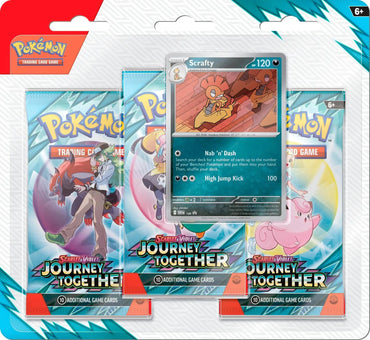 [RESTOCK!!] Scarlet & Violet: Journey Together - 3 Pack Blister (Scrafty)