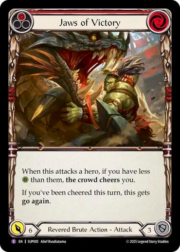 Jaws of Victory [SUP005] (Super Slam)  Rainbow Foil