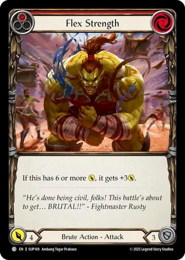 Flex Strength (Red) [SUP149] (Super Slam)