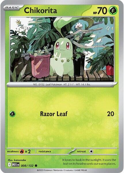 Chikorita (008/132) [Mega Evolutions: Base Set]