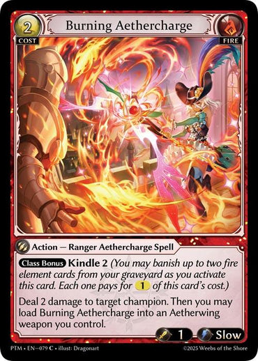Burning Aethercharge (079) [Phantom Monarchs]
