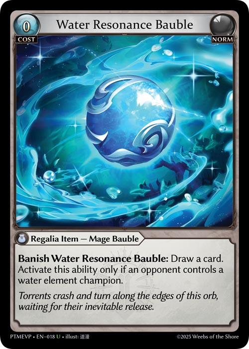 Water Resonance Bauble (018) [Phantom Monarchs Event Pack]
