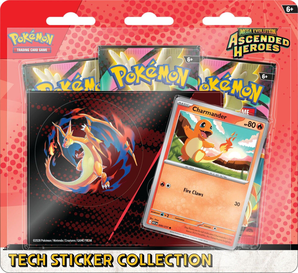 [PREORDER] Mega Evolution: Ascended Heroes - Tech Sticker Collection (Charmander)