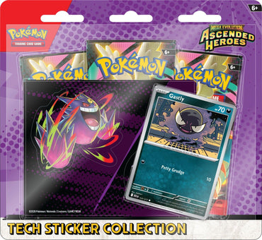 [PREORDER] Mega Evolution: Ascended Heroes - Tech Sticker Collection (Gastly)
