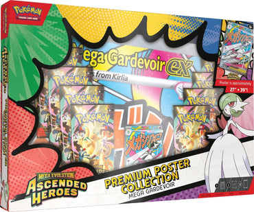 [PREORDER] Mega Evolution: Ascended Heroes - Premium Poster Collection (Mega Gardevoir)