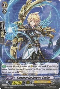 Knight of Far Arrows, Saphir (BT10/054EN) [Triumphant Return of the King of Knights]