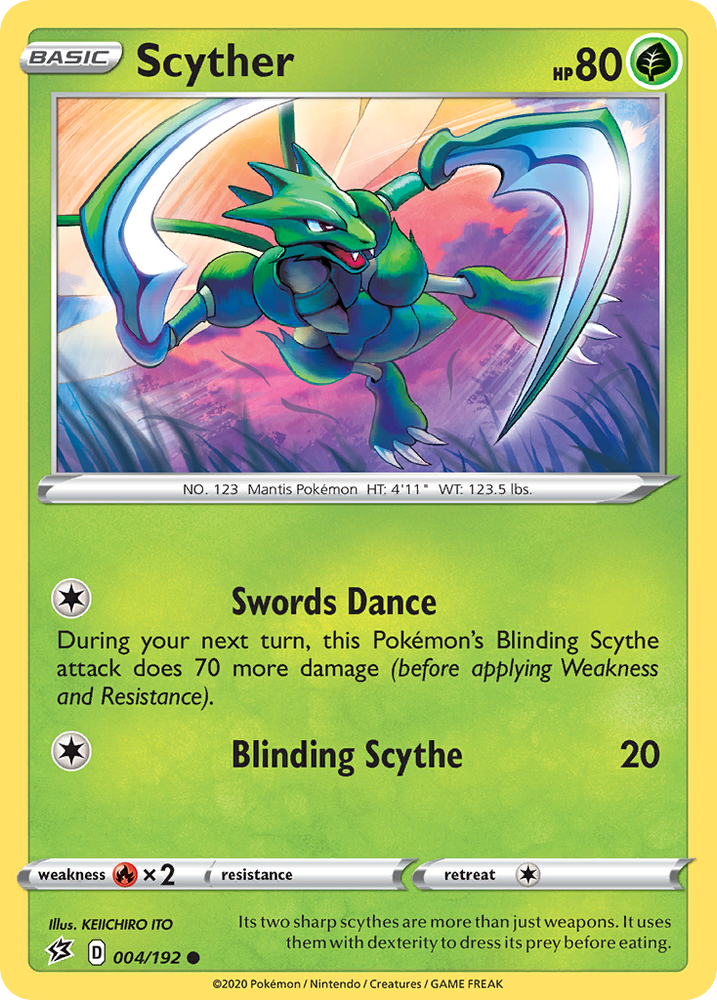 Scyther (004/192) [Sword & Shield: Rebel Clash]