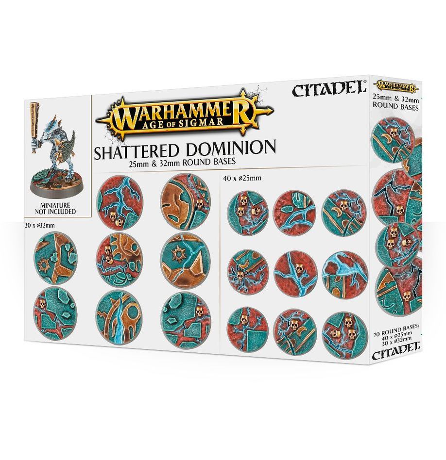 Shattered Domain 25mm & 32mm Round Bases