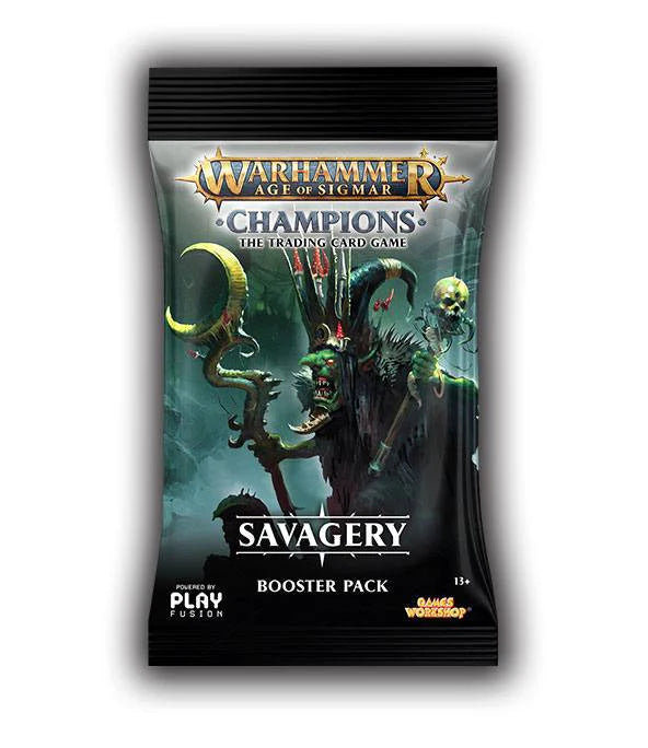 Warhammer Age Of Sigmar Champions Savagery Booster Pack