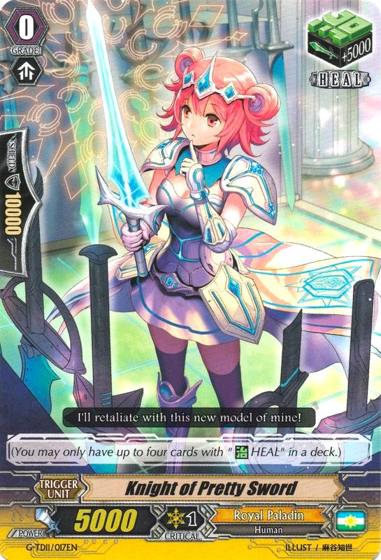 Knight of Pretty Sword (G-TD11/017EN) [Divine Knight of Heavenly Decree]