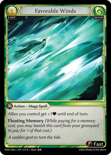 Favorable Winds (213) [Dawn of Ashes: Alter Edition]