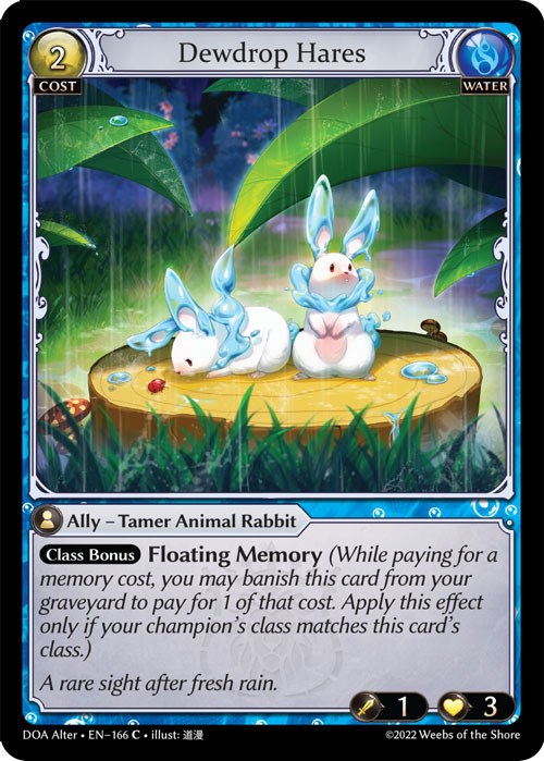 Dewdrop Hares (166) [Dawn of Ashes: Alter Edition]