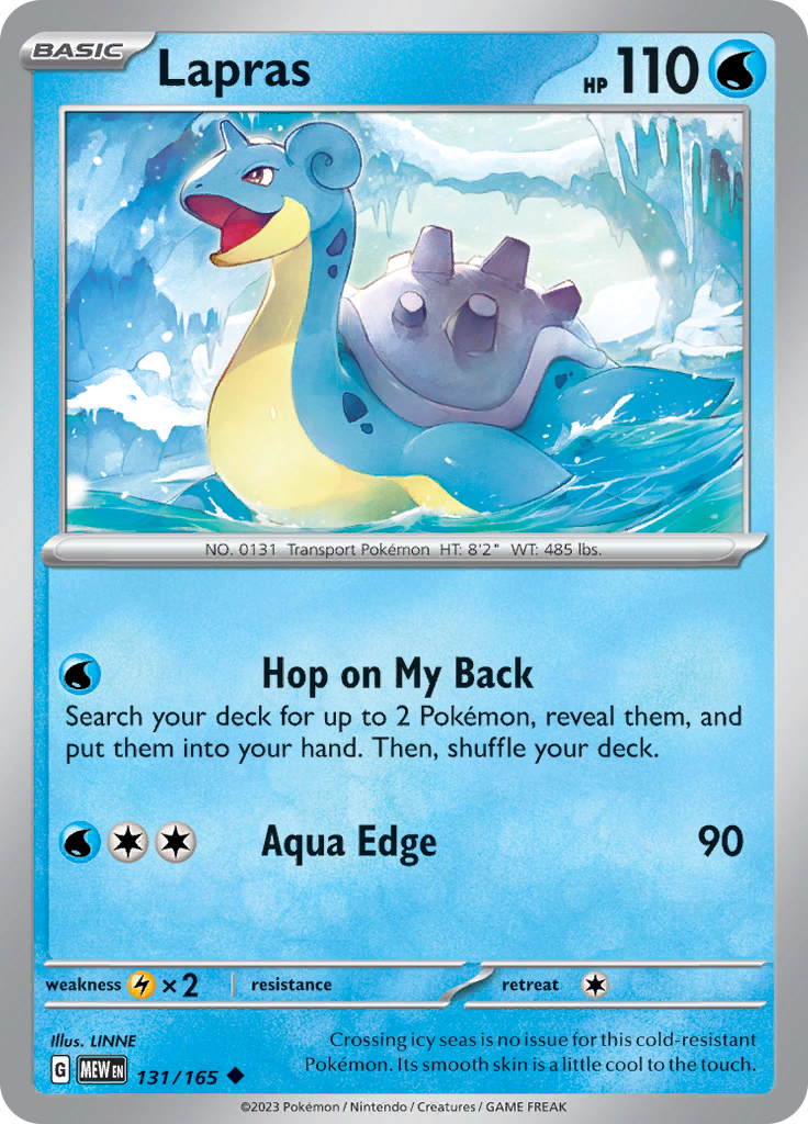 Lapras (131/165) [Scarlet & Violet 151]