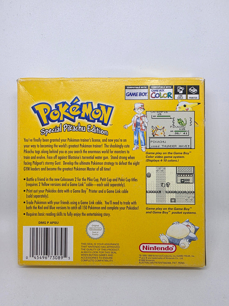 [Gameboy] Pokémon Yellow: Special Pikachu Edition - English(C/S)