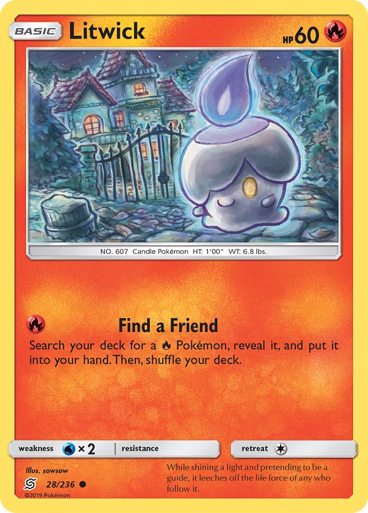 Litwick (28/236) [Sun & Moon: Unified Minds]