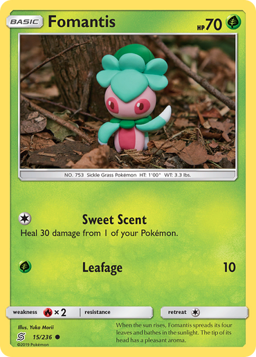 Fomantis (15/236) [Sun & Moon: Unified Minds]