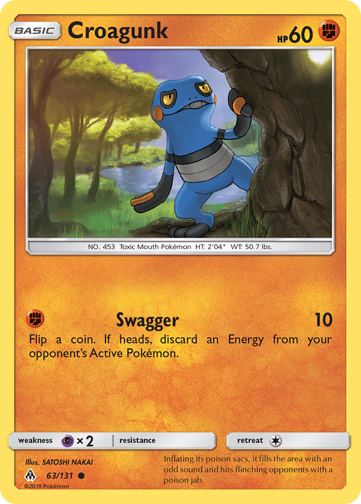 Croagunk (63/131) [Sun & Moon: Forbidden Light]