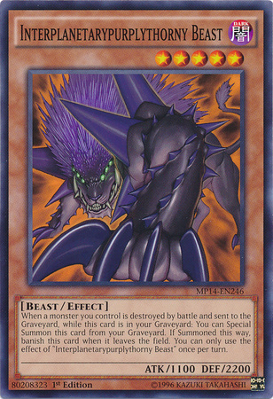 Interplanetarypurplythorny Beast [MP14-EN246] Common