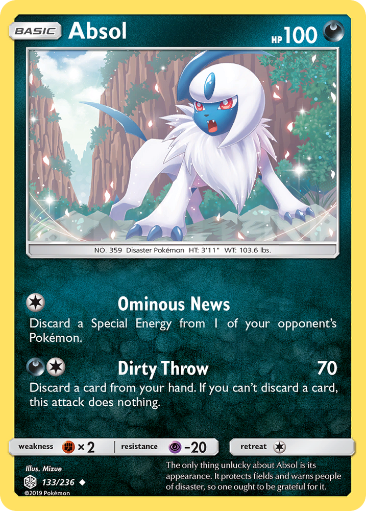 Absol (133/236) [Sun & Moon: Cosmic Eclipse]