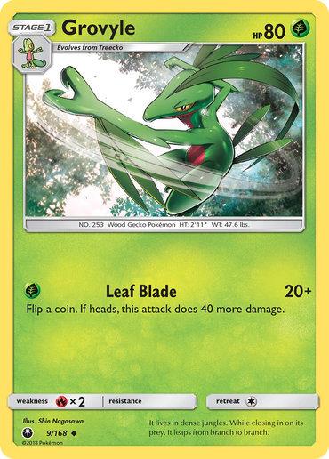 Grovyle (9/168) [Sun & Moon: Celestial Storm]