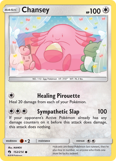 Chansey (152/214) [Sun & Moon: Lost Thunder]