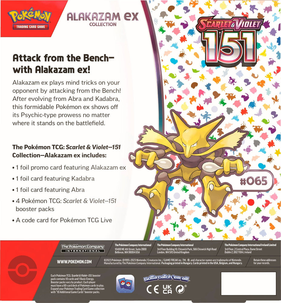 [PREORDER] Scarlet & Violet: 151 - Alakazam ex Box