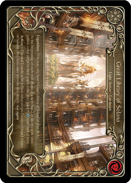 その他 FAB Great Library of Solana Cold Foil Auction Prices Realized Tcg Cards 2021 FLESH AND BLOOD