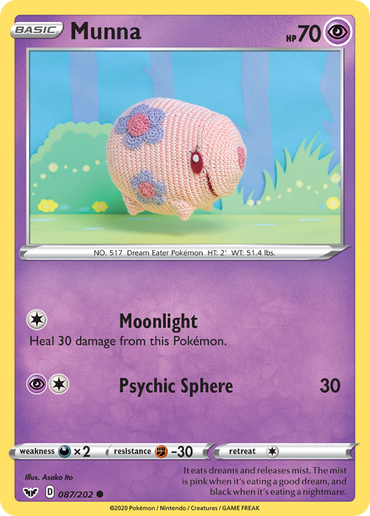 Munna (087/202) [Sword & Shield: Base Set]