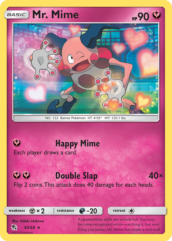 Mr. Mime (43/68) [Sun & Moon: Hidden Fates]