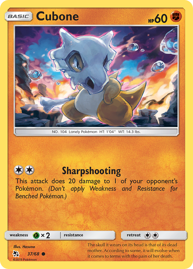 Cubone (37/68) [Sun & Moon: Hidden Fates]